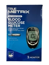 True Metrix Self Monitoring Blood Glucose Meter Triple Sense Technology ✅
