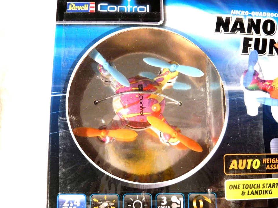 Revell Control Nano Quad Fun Drone 2.4 GHz Led Light Speed Level 3 # 23889 - Image 2 of 3