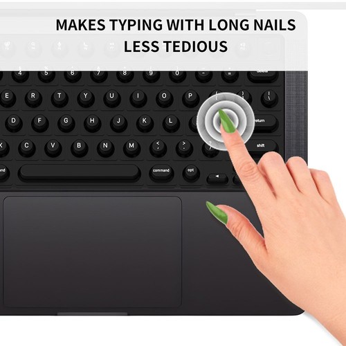 For Long Nail User Focused Silicone Keypad Protector Compatible with Laptops - Bild 7 von 14