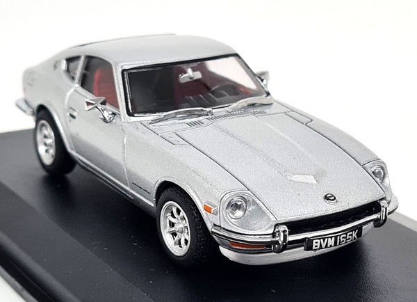 Oxford 1/43 - Datsun 240Z Silver Diecast Scale Model Car-image