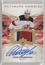 2020 Ultimate Collection Rookies 21/99 Tier 1 Yegor Sharangovich Patch Auto 0nc