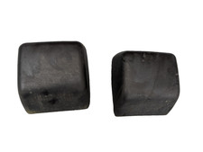 Front Bumper Impact Rubber Bumperettes Pair Oem 97-06 Jeep Tj Wrangler