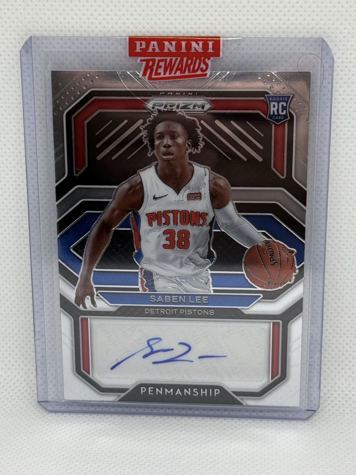 SABEN LEE 2020-21 Panini Prizm #RS-SLE Penmanship Rookie Signatures Auto RC Suns