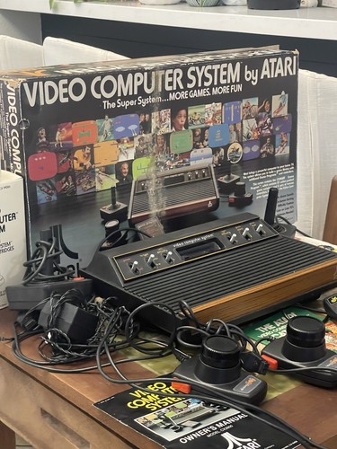 Atari Videospielkonsole 1977 Paddle Anleitung in OVP - Bild 3 von 5
