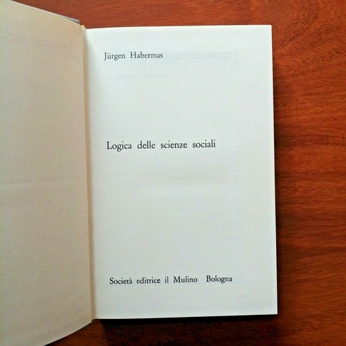 "LOGICA DELLE SCIENZE SOCIALI" Jurgen Habermas, il Mulino 1970 - Picture 4 of 5