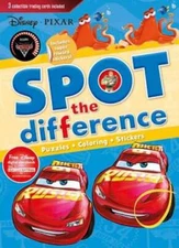 Disney Pixar Spot the Difference: Includes Super Reward Stickers!: Used