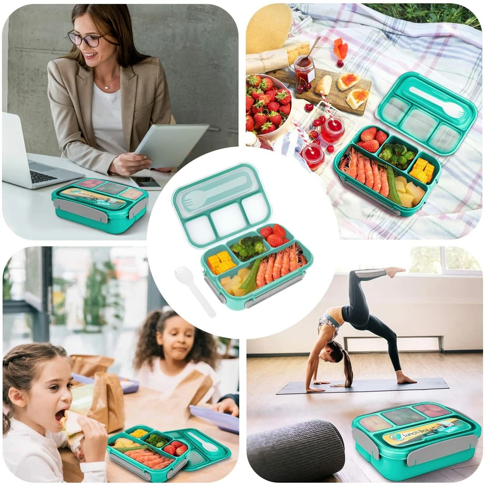 Bento Box Bento Lunch Box for Kids Adults Lunch box Made by Wheat Fiber Material