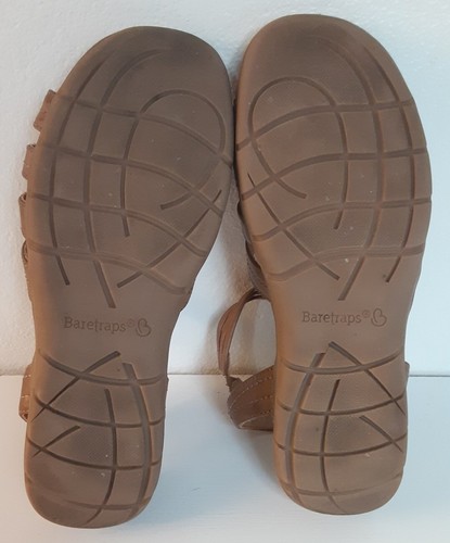 Baretraps Sandals Women's Size 6M Kylie Tan Adjustable Strap Flat - Picture 6 of 6