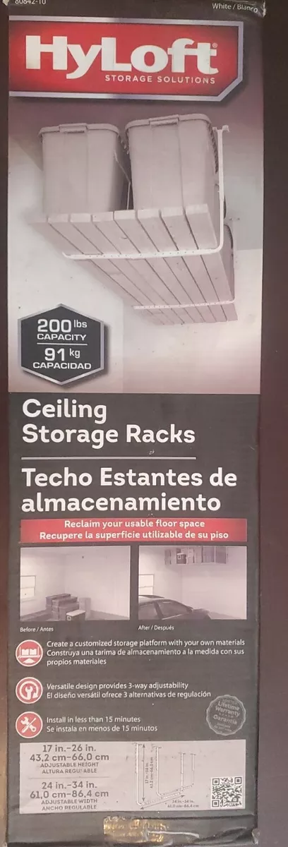 Hyloft ceiling storage rack deals