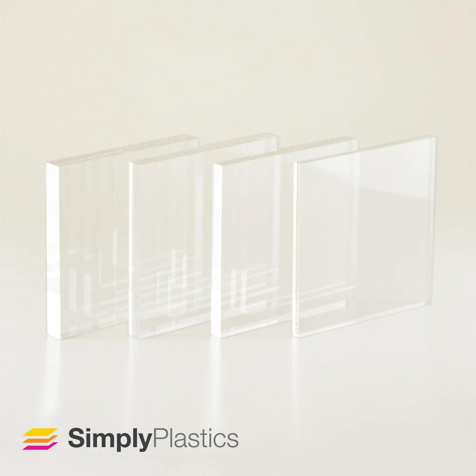 Perspex® Premium Clear Cast Acrylic Plastic Sheet Panel / Multi-packs / A5 A4 A3