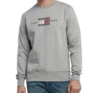 Tommy Hilfiger Logo Crew Neck Jumper Grey Size- M
