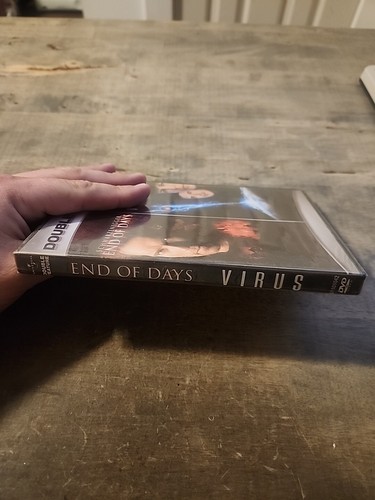 END OF DAYS & VIRUS DVD 2007 Double Feature Thrillers New Arnold Schwarzenegger - Picture 3 of 6