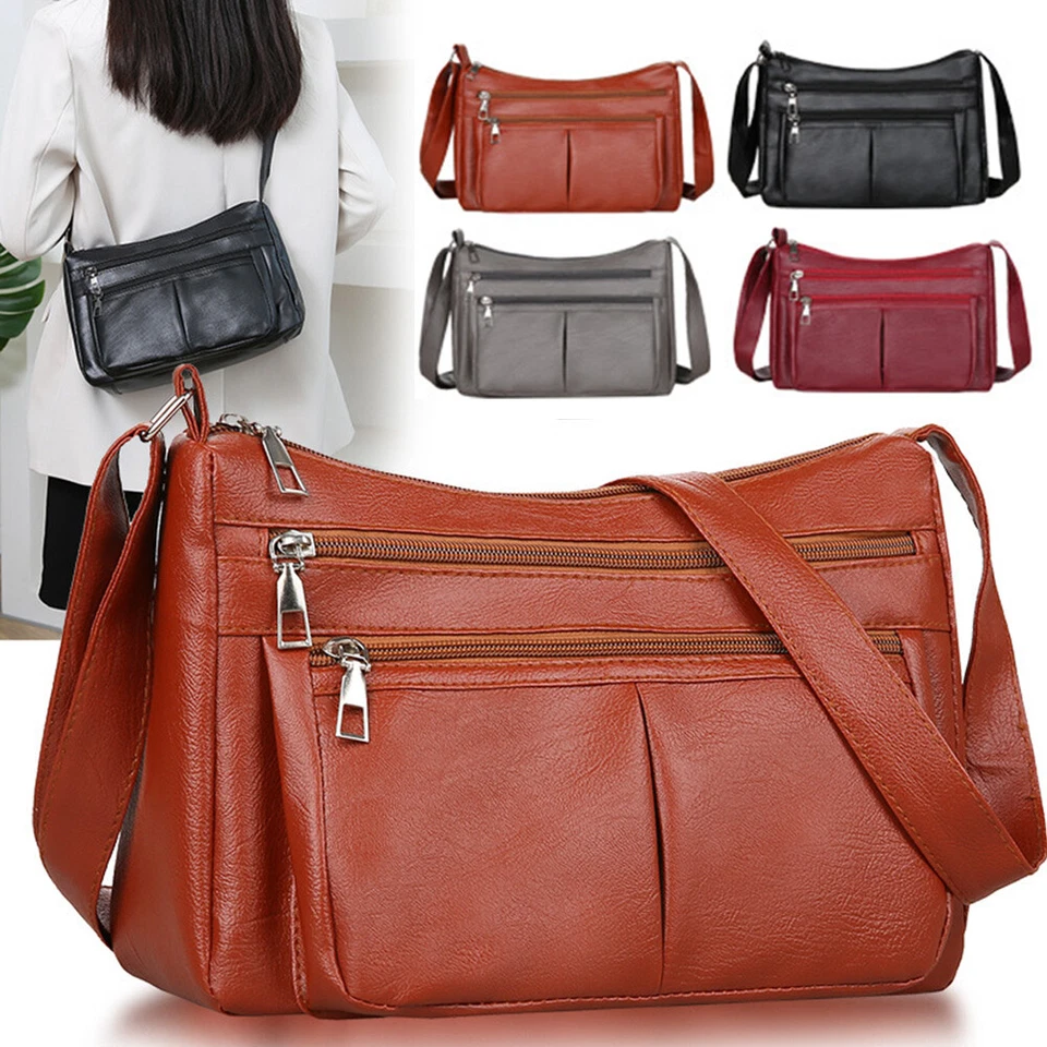 Damen-Umhängetaschen Handtasche Handy-Umhängetasche Geldbörse Pu-Leder Z - Bild 1 von 4