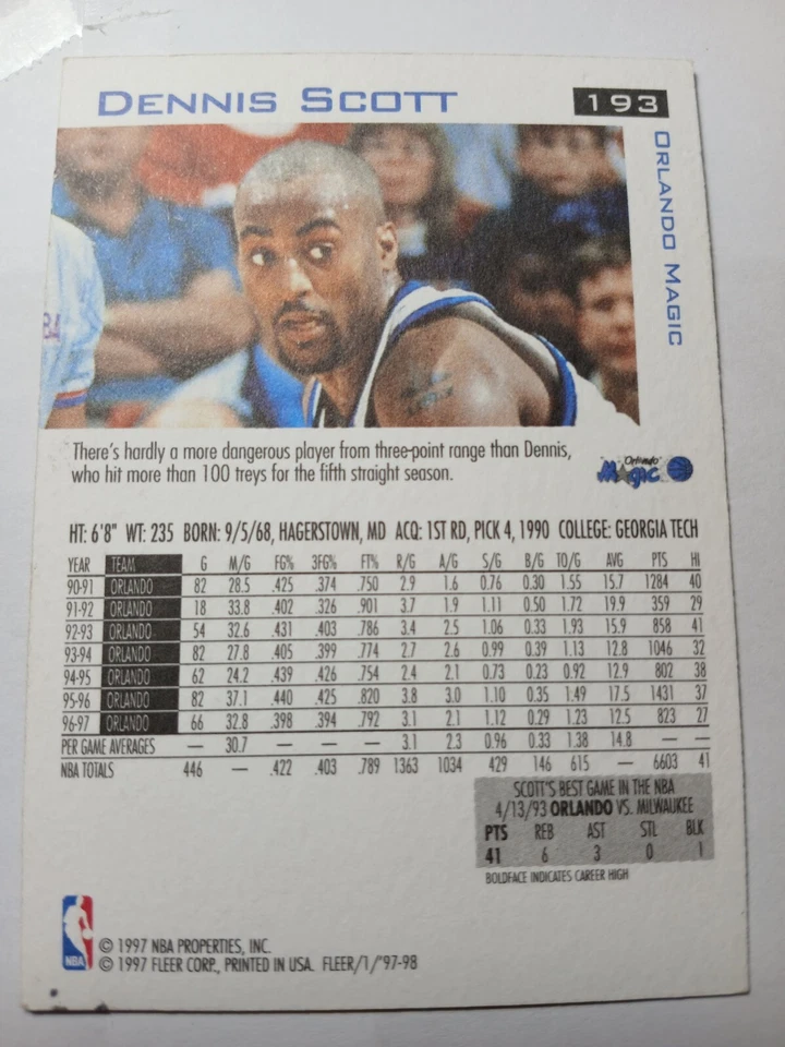 Lote de tarjetas de baloncesto + NBA/otros, novatos, lote de 9 años 90, Scott, Hardaway, etc.  Foto 3 de 4