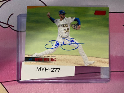 Devin Williams 2021 Topps Stadium Club #SCBADWI Base Auto Red Foil/50