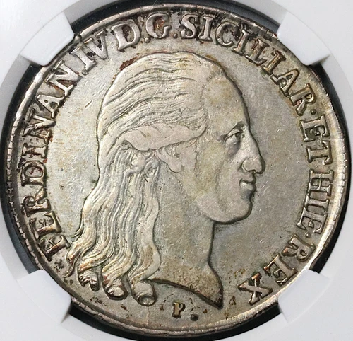 1800 NGC XF 45 Naples 120 Grana Ferdinand IV Italy Coin POP 1/2 (22071902C)