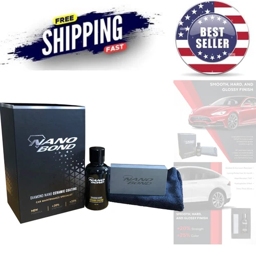Ultimate Car Care Kit with 9H Ceramic Coating - Protects Paint, Glass & Wheels