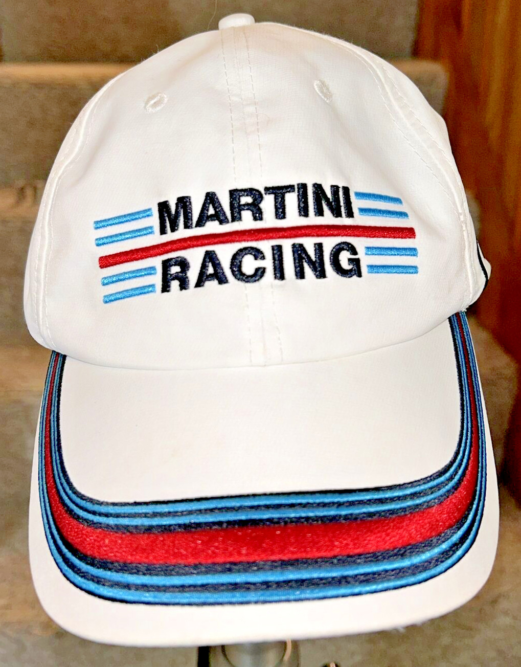Porsche martini racing hat 20 White baseball cap Gem