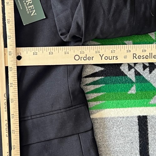 NWT Lauren Ralph Lauren Boy’s Blayton Blazer Black Size 12R Two Button Jacket B6 - Picture 4 of 12