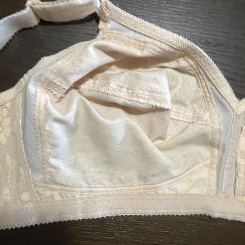 Playtex 18 Hour No Wire Bra 42B Unlined Soft Cup Adjustable Strap Nude Tan - Picture 9 of 15