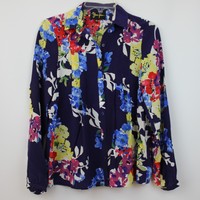 Yumi Kim Women's Floral Blouse Top / Shirt Size Xsmall Yumi Kim Women's Floral Blouse Top / Shirt Size Xsmall