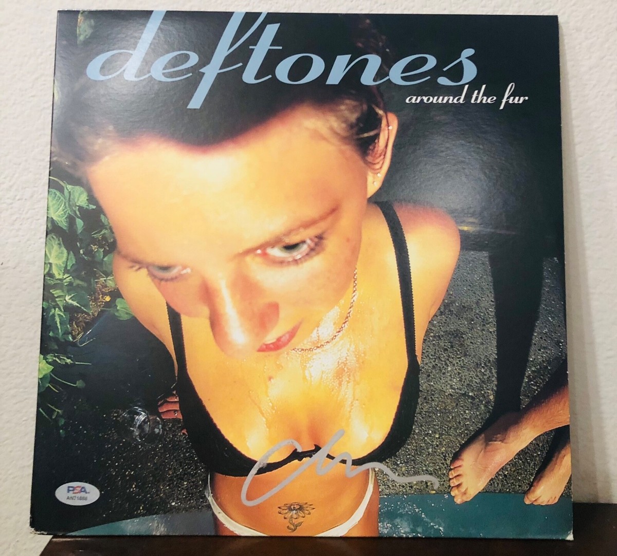 Chino Moreno Deftones Around The Fur Signed Vinyl Record LP PSA
