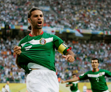 Mexico National Team Home - World Cup 2006 - R. Marquez # 4 - 2XL (USA-XL)