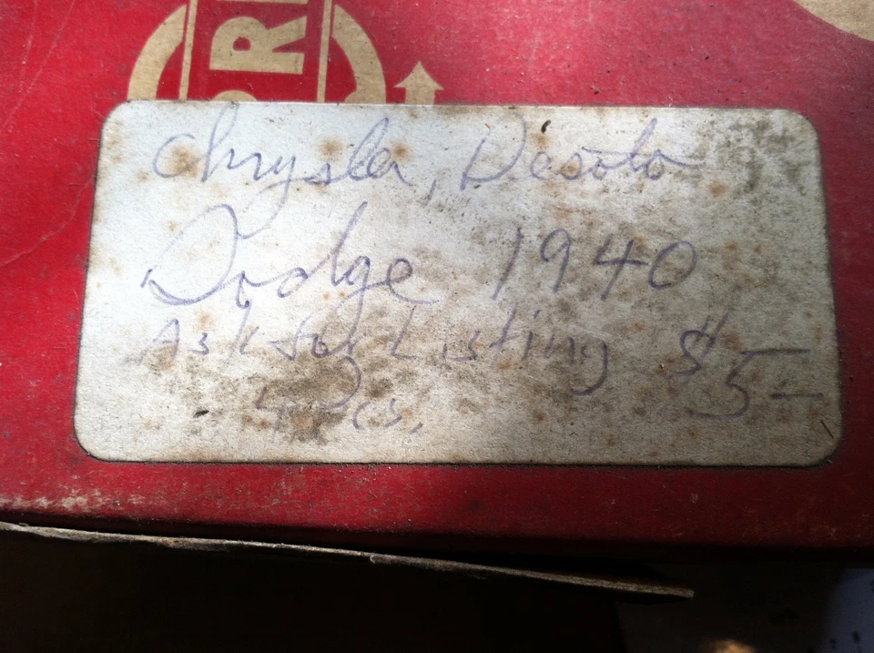 ¡¡¡¡STOP!!!! JUEGO FORRO FRENO STOPRITE -- 1938-42 Chrysler DeSoto Dodge Foto 3 de 4