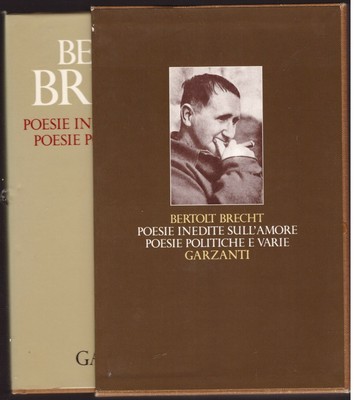 Poesie Inedite Sull Amore Poesie Politiche E Varie Bertold Brecht 1986 Garzanti Ebay