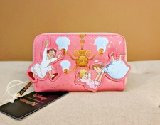 Cartera Loungefly Disney Peter Pan 70 Aniversario Puedes Volar Cremallera Alrededor NUEVA