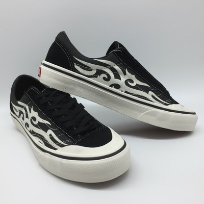 vans style 36 sf tribal black & white skate shoes