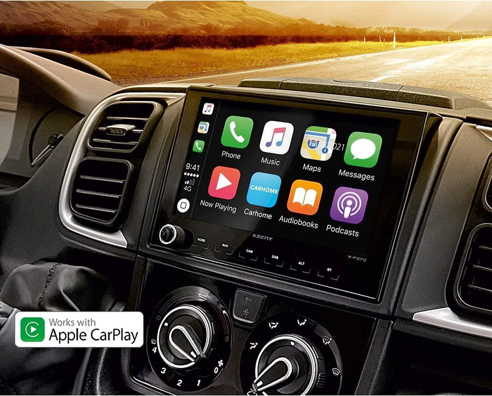 XZENT X-F275 Autoradio kompatibel mit Fiat Ducato III 250, 251, X290 Serie 8  - Bild 4 von 4