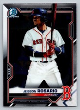 2021 Bowman Prospects Chrome Base #BCP-37 Jeisson Rosario - Boston Red Sox NM B1