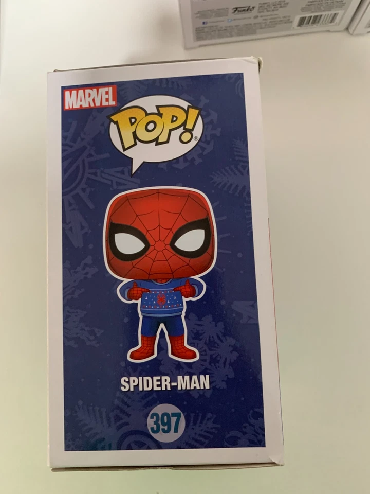 Funko Pop Marvel 397 Spider-Man (ugly sweater) - Imagen 4 de 4