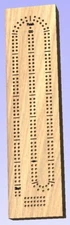 CNC 2 Track Narrow Cribbage Board File (.CRV, .EPS, .SVG,  .DXF, .AI, .PDF)
