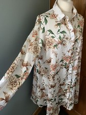 Daphnea paris floral smock style dress size L
