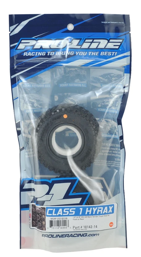 Pro-Line Class 1 Hyrax 1.9" Rock Crawler Tires (2) (G8) PRO10142-14 - Image 2 of 3