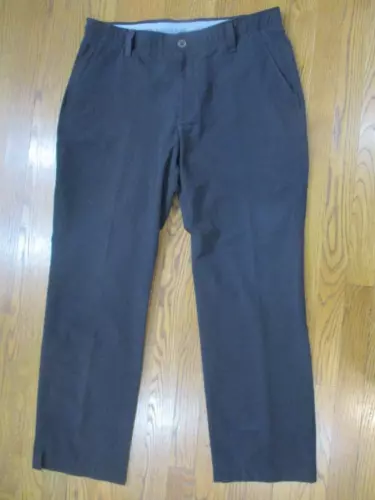 Under Armour Men's Golf Pants 36x30 Loose Fit Black Athleisure Drive Pants