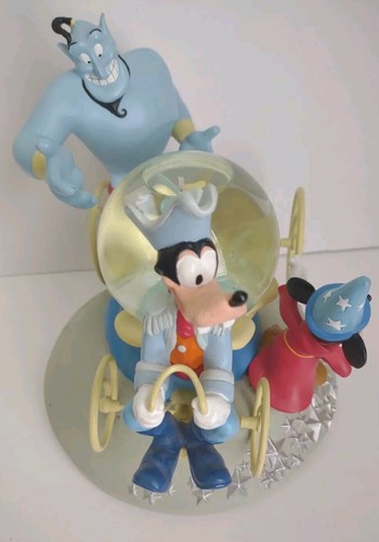 25TH ANNIVERSARY SNOW GLOBE Magical World Of Disney MICKEY GOOFY Read Desc - Picture 2 of 7