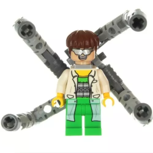 Lego Dr. Octopus 76015 Doc Ock White Lab Coat Super Heroes Minifigure