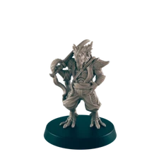 Dragonkin Male Sailor - Everyday Folk - Mini - EC3D - - Dungeons & Dragons - RPG