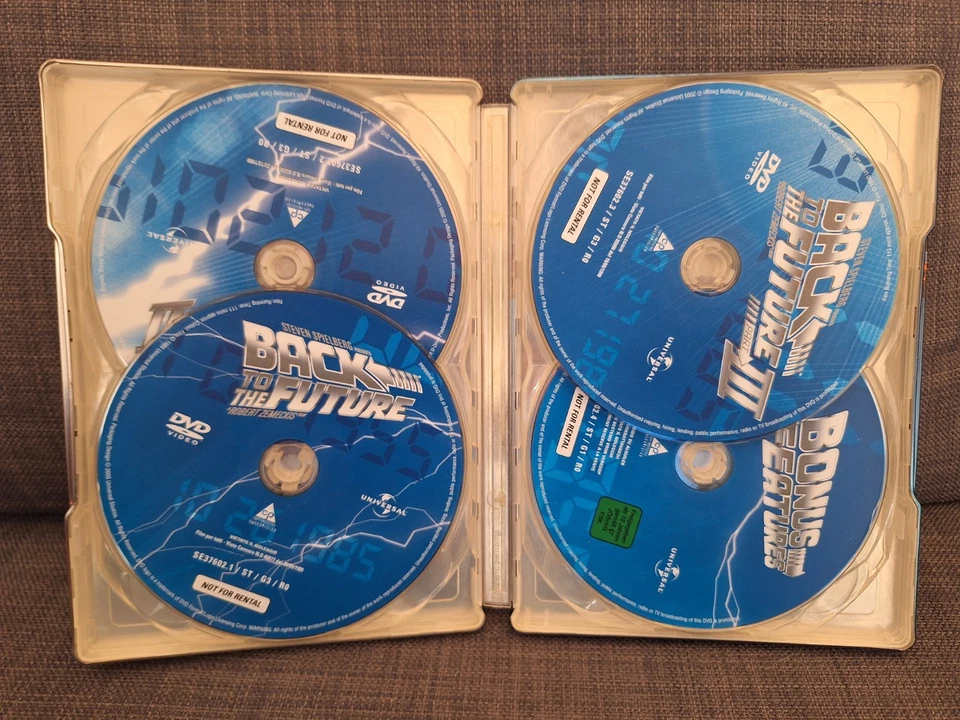 Dvd Steelbook Ritorno al futuro La Trilogia Platinum Edition Fuori Catalogo Raro - Immagine 3 di 3