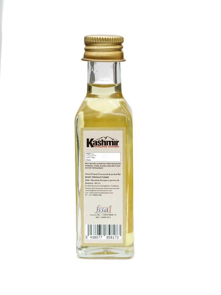 100% Pure And Natural Cold Pressed Press Edible White Sesame Oil 50ML. - Image 2 of 3