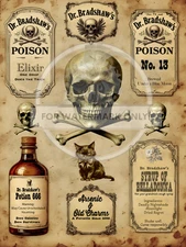 Curious Concoctions | A4 Rice Paper | Paper for Decoupage | Halloween