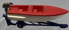 Vintage Lesney Matchbox #48 Sports Boat and Trailer