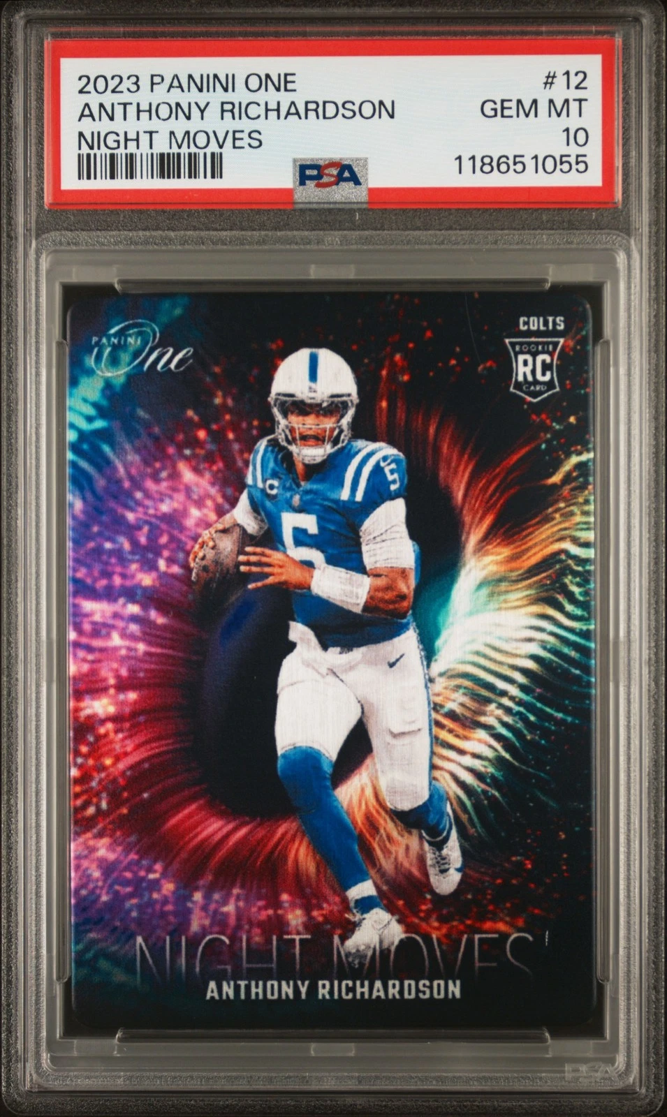 Anthony Richardson Panini One Night Moves #12 Base