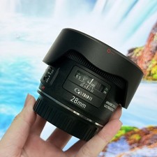 CANON EF 28MM f/2.8 IS USM LENS  Lens Is Perfect Condition Black 95%new