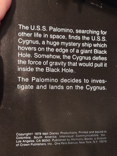 Walt Disney Studios The Black Hole Pop-Up Hardcover Book 1979 + Golden Book - Picture 5 of 9