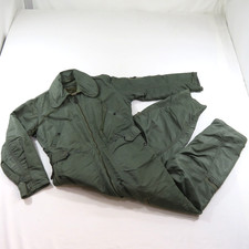 USAF Flying Coveralls CWU I/P 1/P Green Sz M Reg Flight Suit 1960s