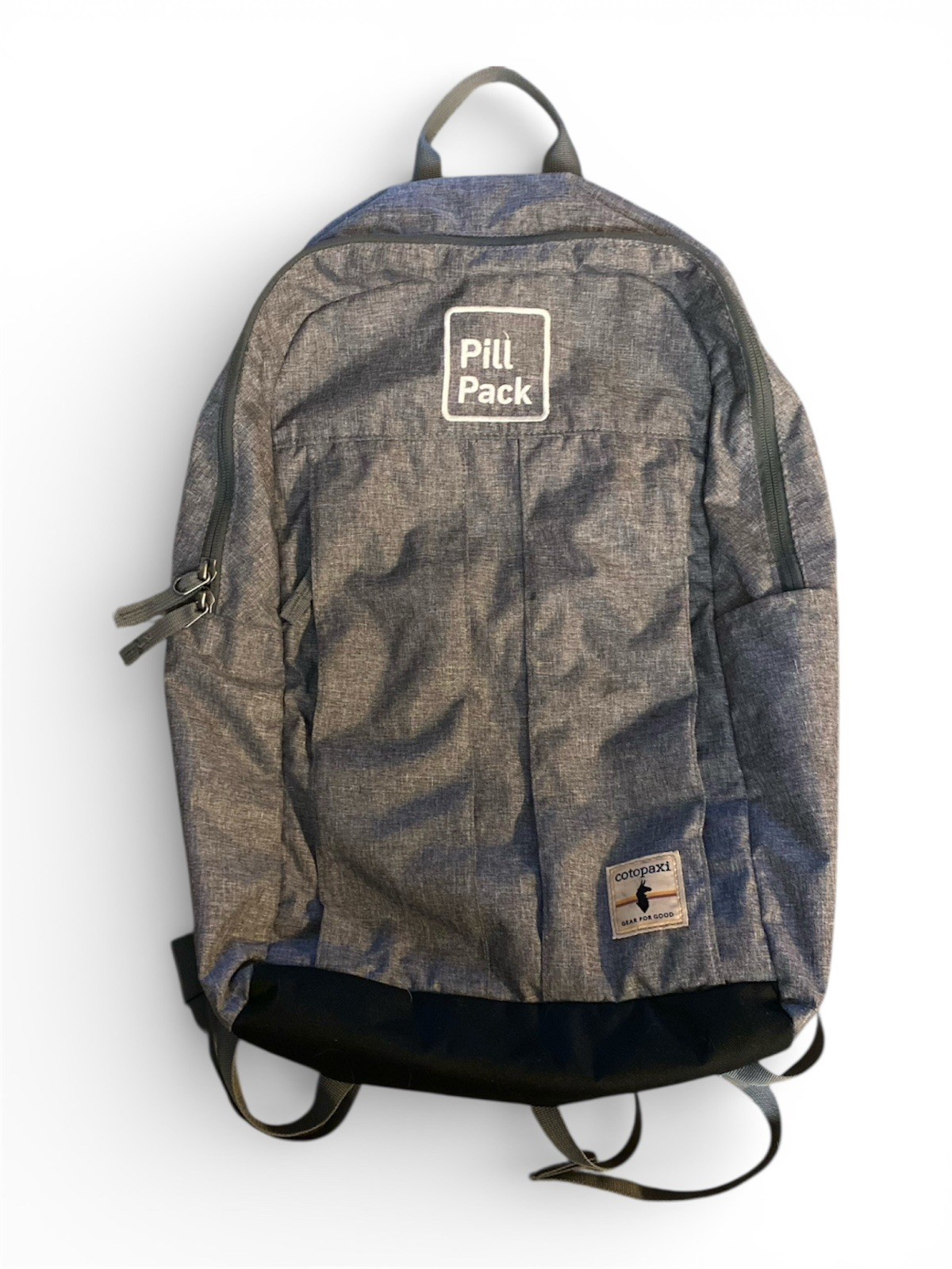 Cotopaxi Book Bag Monogramed Gray Backpack - image 1